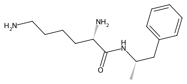 Datei:Lisdexamfetamin Strukturformel.png