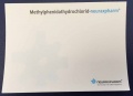 Terminblock mit Methylphenidat-Aufdruck (Neuraxpharm)